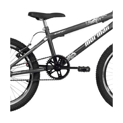 Bicicleta Mormaii Cross Energy Aro 20 1V V-Brake Grafite - TIMBÓ BIKE CENTER