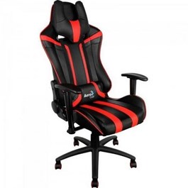 Cadeira Gamer Profissional AC120 EN59657 Preta/Vermelha AEROCOOL