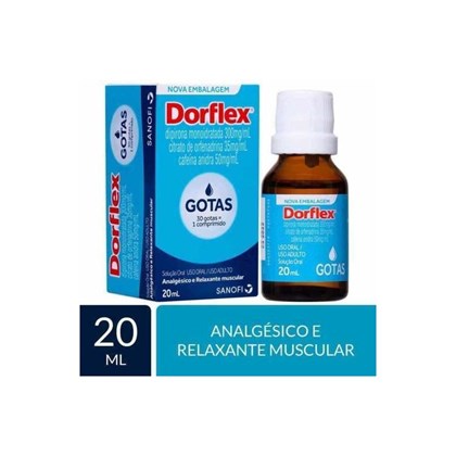 Dorflex Gotas - Dipirona+Orfenadrina+Cafeína - 20ml