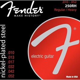 Encordoamento Guitarra Fender 010 052 250Rh Nickel Plated