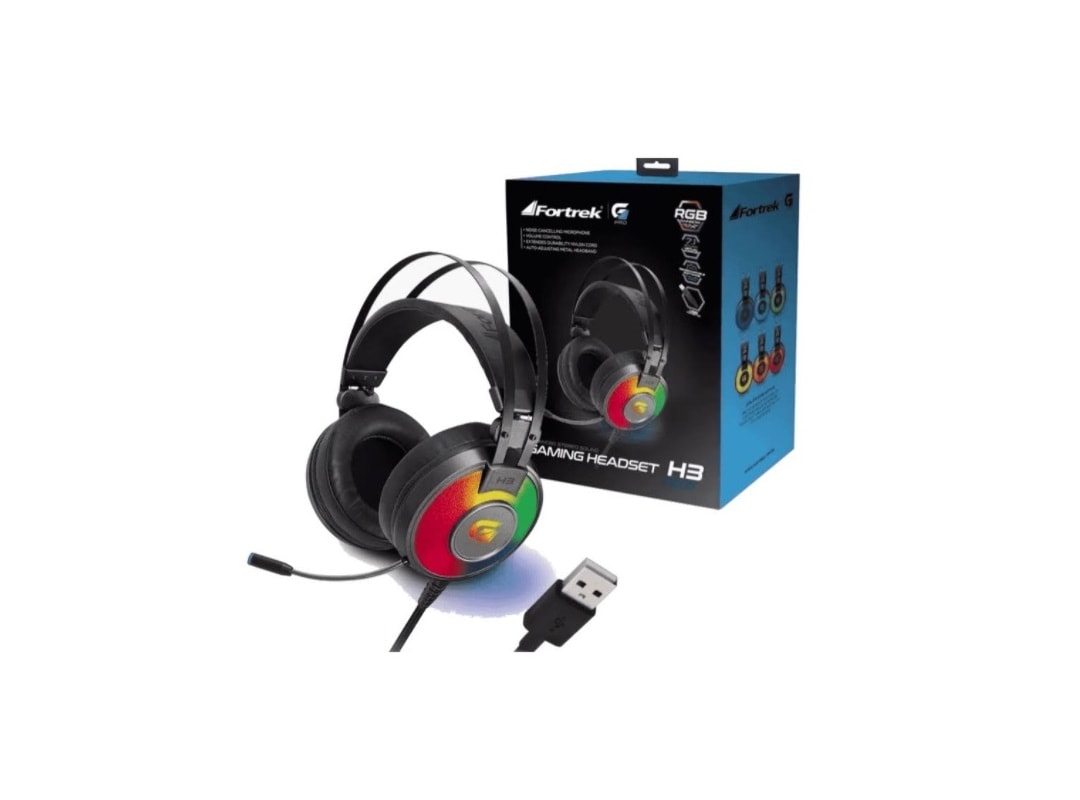 Headset Gamer Fortrek H3 Plus 7.1, Usb, Cinza - G Pro