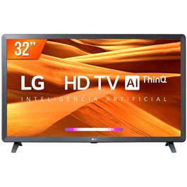 Smart TV 32" LG PRO Wi-Fi, Bluetooth, WebOS 4.5, Virtual Surround Plus, 3 HDMI, 2 USB - 32LM621CBSB