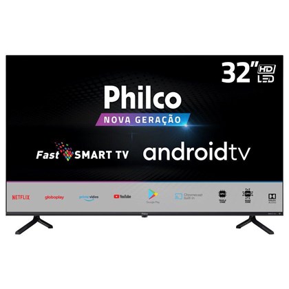 Smart TV Philco 32” PTV32E20AGBL LED Android - Bivolt